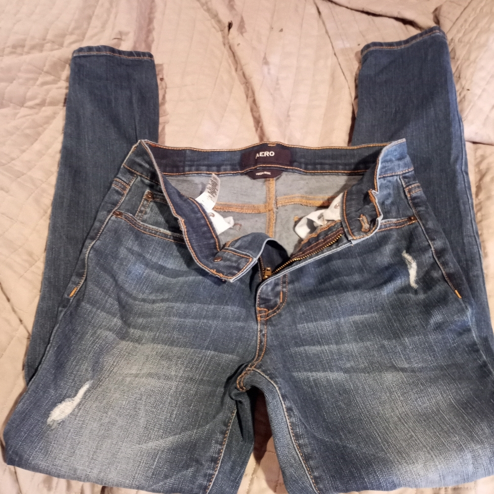 High rise aero jeans